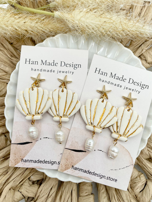Pearl Shell Dangles