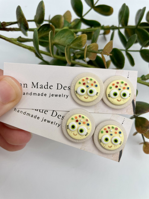 Happy Cookie Studs 