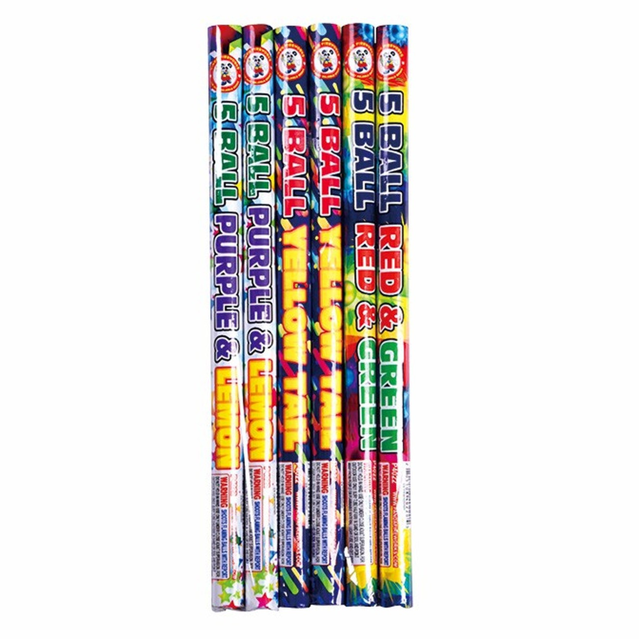 Roman Candle 5 Ball Assorted Winda Fireworks