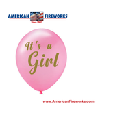 Gender Reveal Balloon Pink 12"