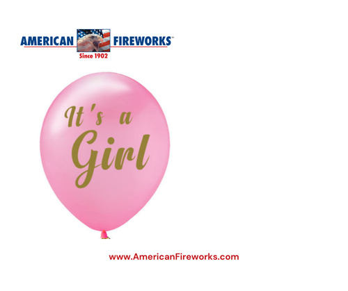 Gender Reveal Balloon Pink 12"