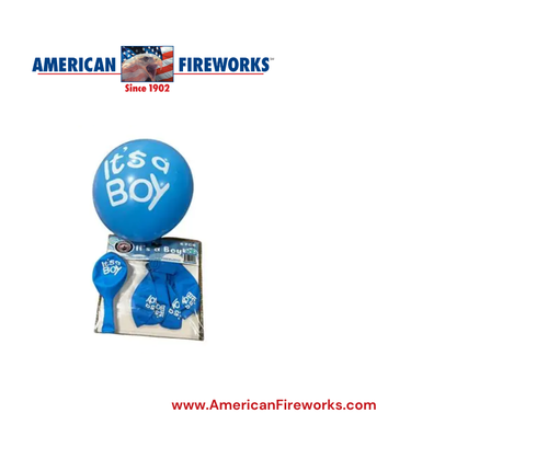 Gender Reveal Balloon Blue 12"