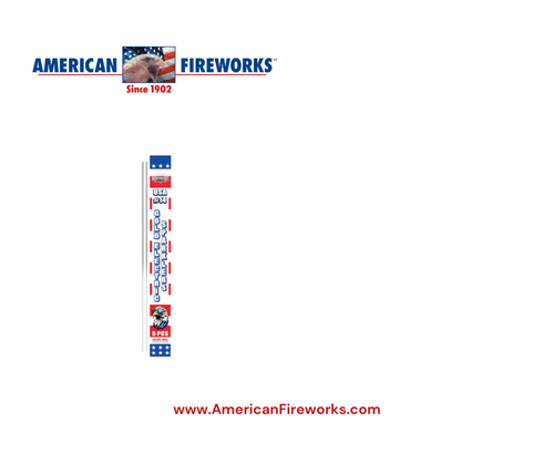 #14 USA Gold Electric Sparklers (Pack of 5)