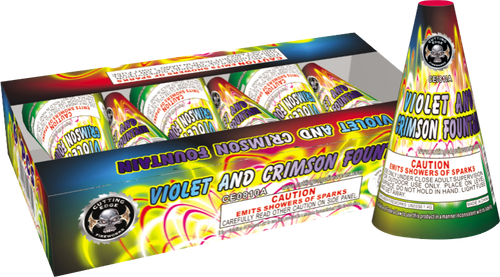 Violet and Crimson Fountains 