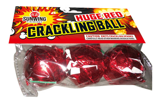 Huge Red Crackling Ball
