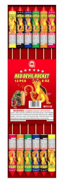 4 oz Red Devil Rocket - AmericanFireworks