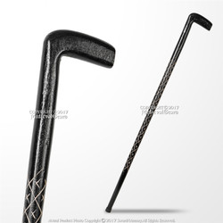 36 Knob Handle Walking Stick Gentleman's Cane Metal Shaft