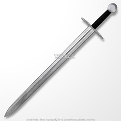 Padded Medieval Knights Arming Foam Sword Chrome Blade Renaissance Cosplay LARP