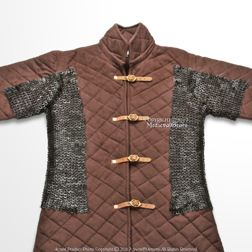 Medieval leather gambeson