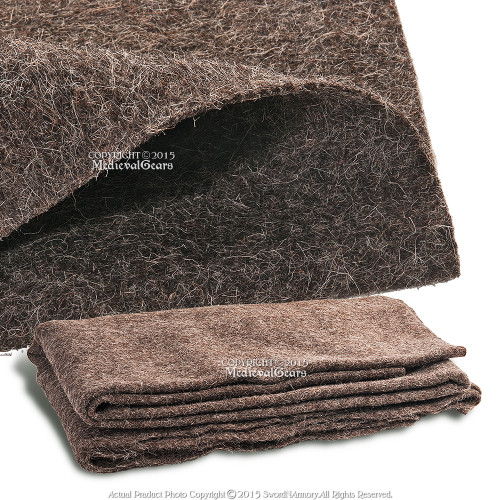 Medieval Natural Wool Hand Loomed Woven Camp Blanket Coarse 93" x 60"