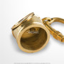 Handmade Brass Miniature Marine Helmet Compass Keychain Keychain Nautical Gift