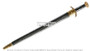 40" Handmade Celtic Viking Norseman Spatha Godfred Sword w/ Brass Pommel Fitting