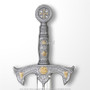 42" Medieval Knights High Density Foam Crusader Sword LARP Renaissance Cosplay