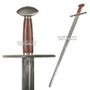 Functional Handmade Medieval Norman Knight Arming Sword Cold Peened Tang SCA