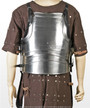 Large Medieval 20G Steel Breast Plate Body Armor w/ Tassets Fluted Cuirass LARP