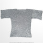 Medieval Aluminum Chainmail Shirt Haubergeon Flat Ring Round Riveted LARP L Size