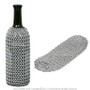 Medieval Style Aluminum Chainmail Wine Bottle Holder Koozie Renaissance LARP SCA