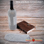 Medieval Style Aluminum Chainmail Wine Bottle Holder Koozie Renaissance LARP SCA
