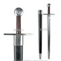 38" The Knight Limited Edition Medieval Functional Sword with Rexin Scabbard