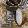 Dark Age Medieval Belt with Hand Forged Iron Belt Buckle Renaissance Costume 