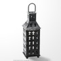 Medieval, Camping, Iron, Square, Lantern, Matte, Black, Renaissance, Fair, Home, Decor, AC52