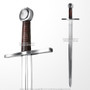 Handmade Peened Full Tang Norman Crusader Arming Sword Sharp Carbon Steel Blade