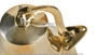 Medium Brass Ship Bell Solid Cast Clapper Rich Tone Knotted Bell Rope Nautical