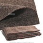 Medieval Natural Wool Hand Loomed Woven Camp Blanket Coarse 93" x 60"