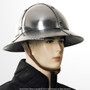 Functional Medieval Kettle Hat XIII Century Crusader Knight Infantry Helmet 16G
