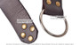 Brown Medieval Leather Ring Belt Renaissance Dressing SCA LARP Costume Cloth