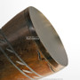 Medieval Style Home Decor Cow Horn Antique Look Engraved Leaf Scroll Paperweight