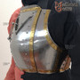 Large 14th Century 16G Steel Functional Medieval Churburg Armor Brass Decoration