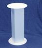  Circular Acrylic Pedestal, 24 Inch, White