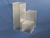 Clear Stands Frosted Square Acrylic Display Cube, 36 Inch