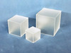 Clear Stands Economy Cubes - Frosted Square Cube 6 inch, case of 8