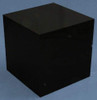 Clear Stands Black Large Square Acrylic Display Cube, 14 Inch