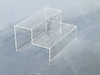 2 Step Riser Set, Clear, 2 Sets Included