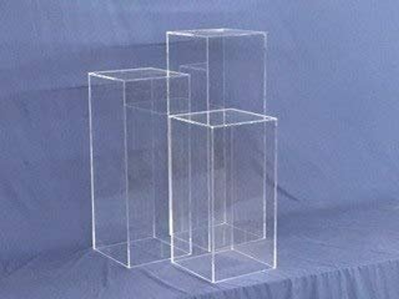 Clear Square Acrylic Display Cube, 30 Inch