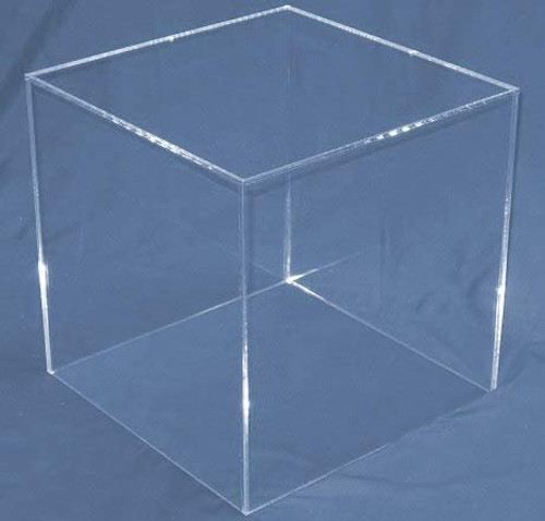 Clear Large Square Acrylic Display Cube, 18 Inch Clear Large Square Acrylic Display Cube, 18 Inch