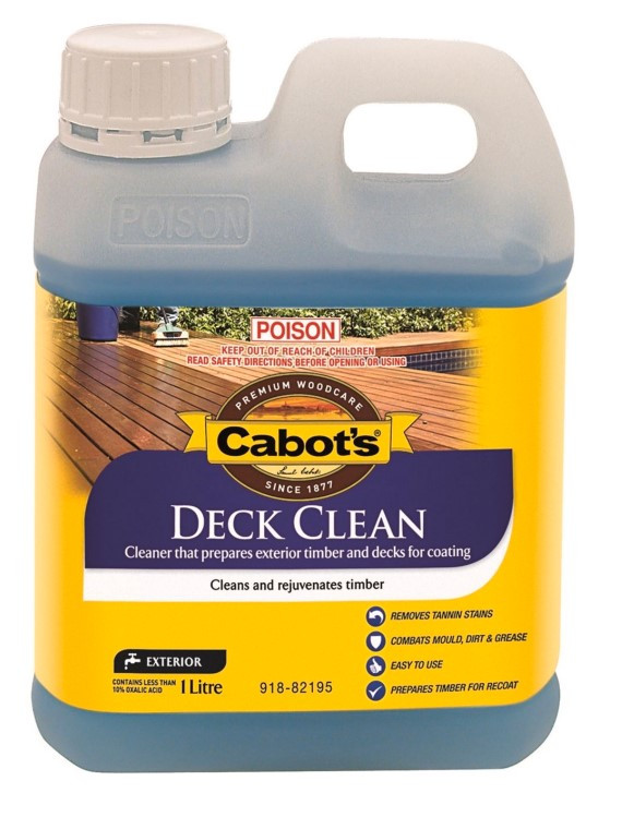Cabots Deck Clean 1L - Omokoroa ITM