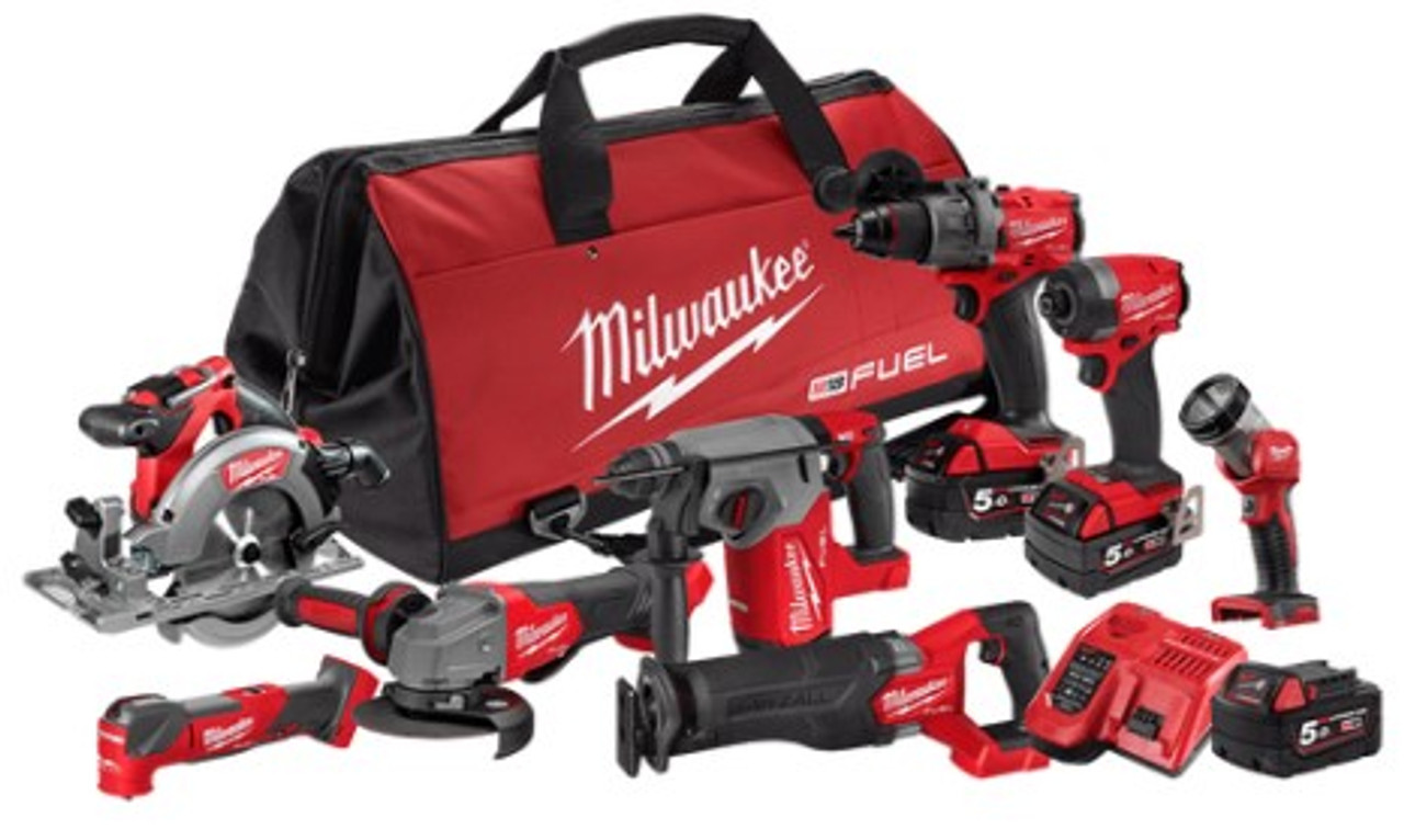 Milw M18 Gen4 Fuel 8Pc Powerpack Milwaukee M18 Gen4 Fuel 8Pc