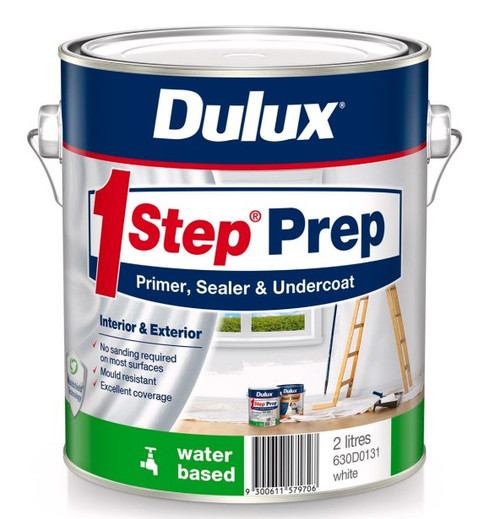 Dulux 1 Step 2L Water Based Primer Sealer Undercoat