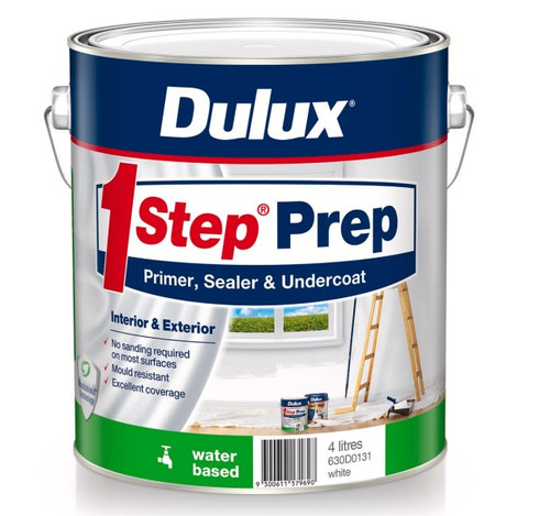 Dulux 1 Step 4L Water Based Primer Sealer Undercoat