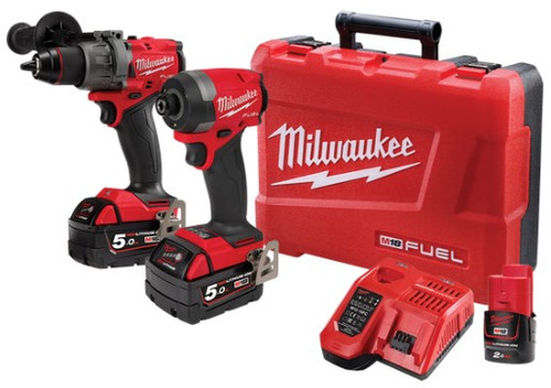 Milwaukee M18 Gen4 Fuel 5Ah Drill And Driver 2 Piece Powerpack