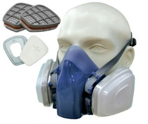 Silicone Reusable Half Mask Box Set