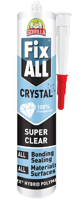 Gorilla Fixall Crystal Sealant & Adhesive 300G