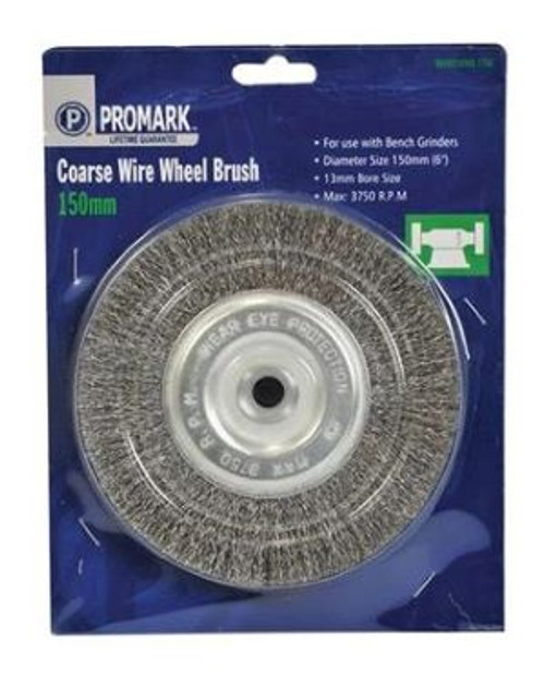 Promark 150Mm Coarse 13Mm Wheel Wire Brush