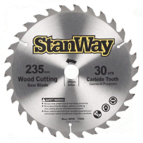 Stanway  235Mm Saw Blade  16-25 X 30T