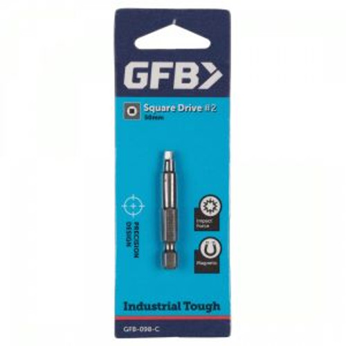 Gfb Square Drive Bit No2 X 50Mm 1Pk