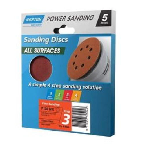 All Surface Spg Disc 115Mm 8H P120 Pk5